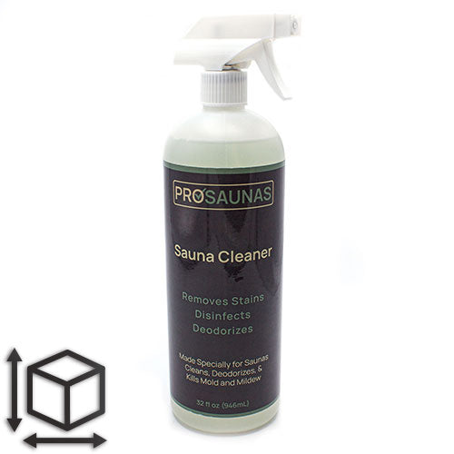 PROSAUNAS Sauna Cleaner Sauna Wood Cleaner, Disinfectant and Deodorizer
