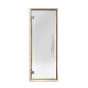 PROSAUNAS Tinted Glass Sauna Door 24x73 Prehung Tinted Glass Sauna Door, Aspen Frame