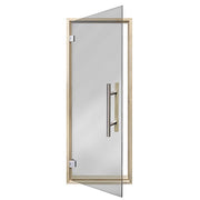 PROSAUNAS Tinted Glass Sauna Door 24x73 Prehung Tinted Glass Sauna Door, Aspen Frame