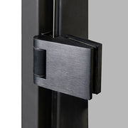 PROSAUNAS Tinted Glass Sauna Door 24x73 Prehung Tinted Glass Sauna Door, Black Alder Frame