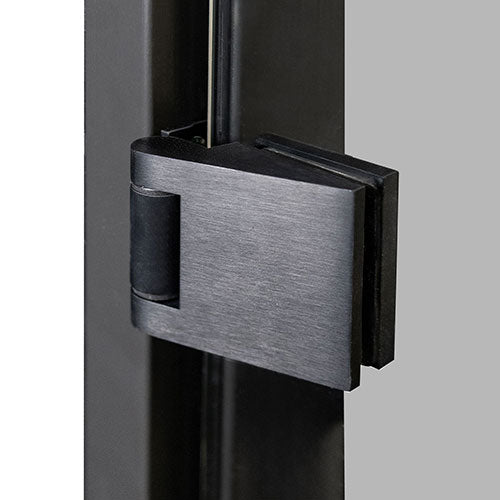 PROSAUNAS Tinted Glass Sauna Door 24x73 Prehung Tinted Glass Sauna Door, Black Alder Frame