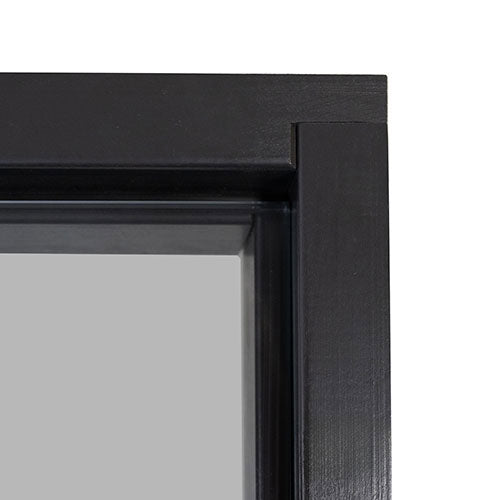 PROSAUNAS Tinted Glass Sauna Door 24x73 Prehung Tinted Glass Sauna Door, Black Alder Frame