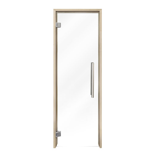 PROSAUNAS Clear Glass Sauna Door 24x81 Prehung Clear Glass Sauna Door, Aspen
