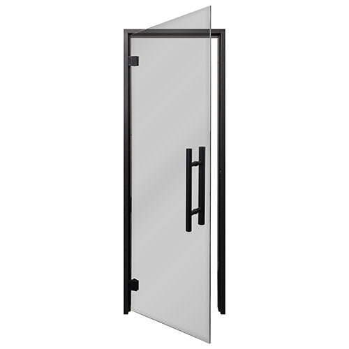 PROSAUNAS Tinted Glass Sauna Door 24x81 Prehung Tinted Glass Sauna Door, Black Alder