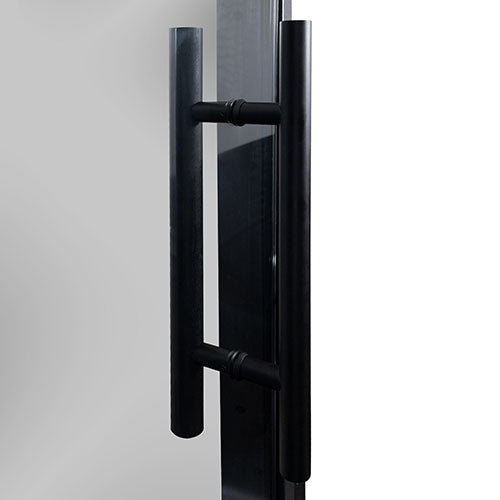 PROSAUNAS Tinted Glass Sauna Door 24x81 Prehung Tinted Glass Sauna Door, Black Alder