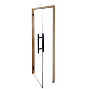 PROSAUNAS Clear Glass Sauna Door 24x81 Prehung Clear Glass Sauna Door, Thermo-Aspen