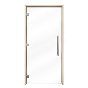 PROSAUNAS Clear ADA Glass Sauna Door 36x81 Prehung ADA Clear Glass Sauna Door, Aspen