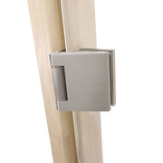 PROSAUNAS Clear ADA Glass Sauna Door 36x81 Prehung ADA Clear Glass Sauna Door, Aspen