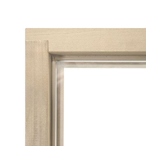 PROSAUNAS Clear ADA Glass Sauna Door 36x81 Prehung ADA Clear Glass Sauna Door, Aspen