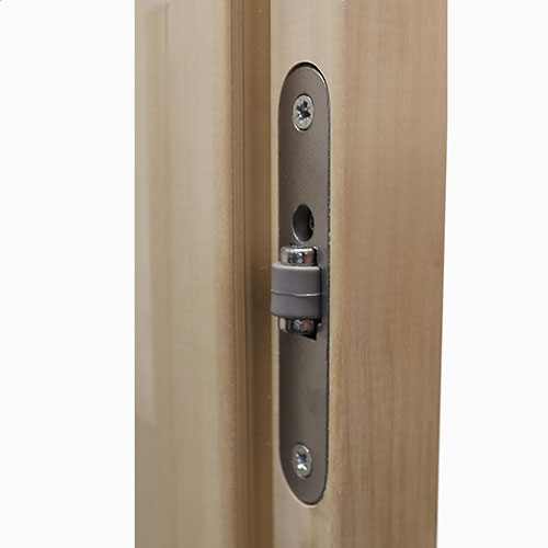 PROSAUNAS Clear ADA Glass Sauna Door 36x81 Prehung ADA Clear Glass Sauna Door, Aspen