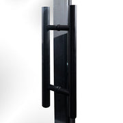 PROSAUNAS Clear ADA Glass Sauna Door 36x81 Prehung ADA Clear Glass Sauna Door, Black Alder