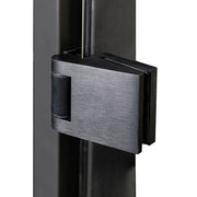 PROSAUNAS Clear ADA Glass Sauna Door 36x81 Prehung ADA Clear Glass Sauna Door, Black Alder