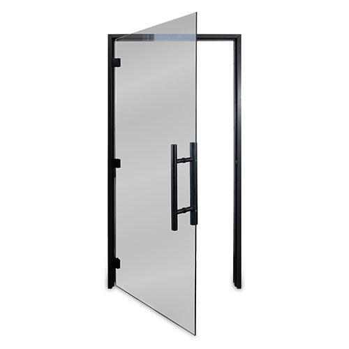 PROSAUNAS Tinted ADA Glass Sauna Door 36x81 Prehung ADA Tinted Glass Sauna Door, Black Alder