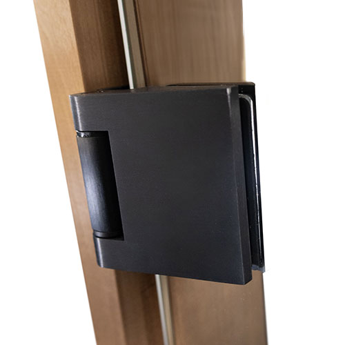 PROSAUNAS Clear ADA Glass Sauna Door 36x81 Prehung ADA Clear Glass Sauna Door, Thermo-Aspen