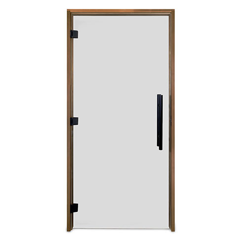 PROSAUNAS Tinted ADA Glass Sauna Door 36x81 Prehung ADA Tinted Glass Sauna Door, Thermo-Aspen