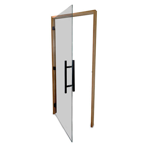 PROSAUNAS Tinted ADA Glass Sauna Door 36x81 Prehung ADA Tinted Glass Sauna Door, Thermo-Aspen