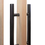 PROSAUNAS Solid Wood Sauna Door with Insulated Glass, 24" x 80"