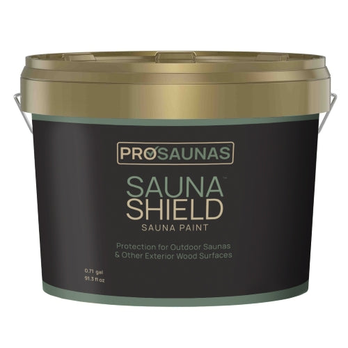 PROSAUNAS Sauna Paint Sauna Paint for Exterior Sauna Wood Surfaces, 2.7L