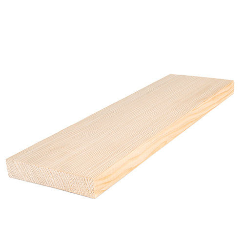 PROSAUNAS Hemlock 1x4 VG S4SEE Sauna Wood, Vertical Grain, Clear, Smooth 4 Sides Eased Edges, Bench Material