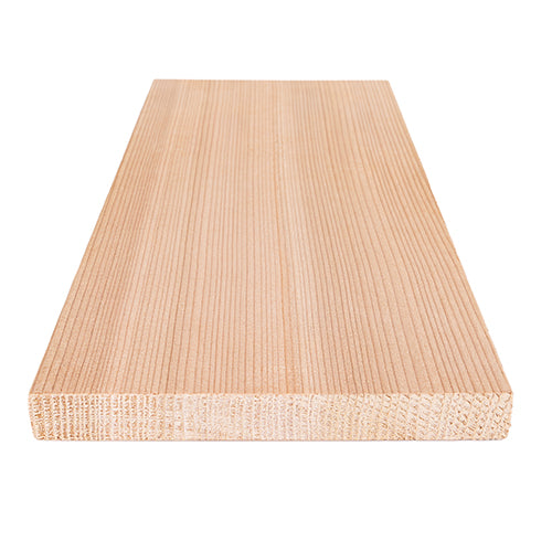 PROSAUNAS Cedar 1x6 VG S4SEE Sauna Wood, Vertical Grain, Smooth 4 Sides Eased Edges, Bench Material