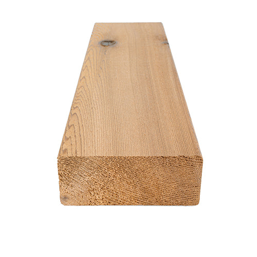 PROSAUNAS Cedar 2x4 STK S4SEE Sauna Wood, Select Tight Knot, Smooth 4 Sides Eased Edges, Bench Material