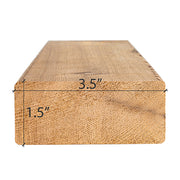 PROSAUNAS Cedar 2x4 STK S4SEE Sauna Wood, Select Tight Knot, Smooth 4 Sides Eased Edges, Bench Material