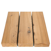 PROSAUNAS Cedar 2x4 STK S4SEE Sauna Wood, Select Tight Knot, Smooth 4 Sides Eased Edges, Bench Material