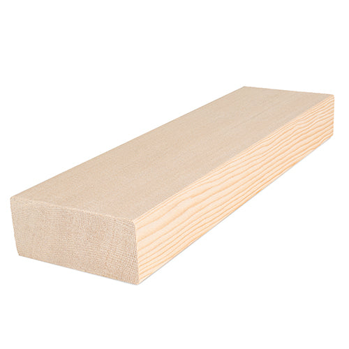 PROSAUNAS Hemlock 2x4 VG S4SEE Sauna Wood, Vertical Grain, Clear, Smooth 4 Sides Eased Edges, Bench Material