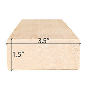 PROSAUNAS Hemlock 2x4 VG S4SEE Sauna Wood, Vertical Grain, Clear, Smooth 4 Sides Eased Edges, Bench Material