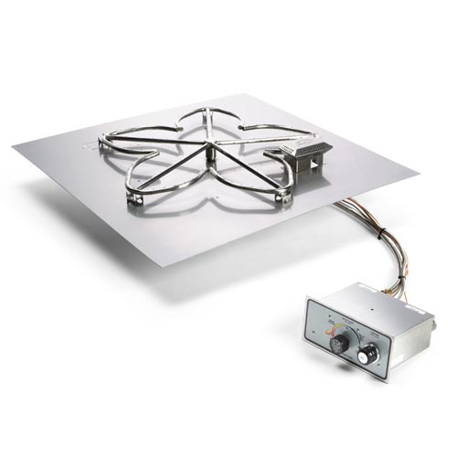 HPC 30" Square Flat Pan Fire Pit Insert, CSA Certified