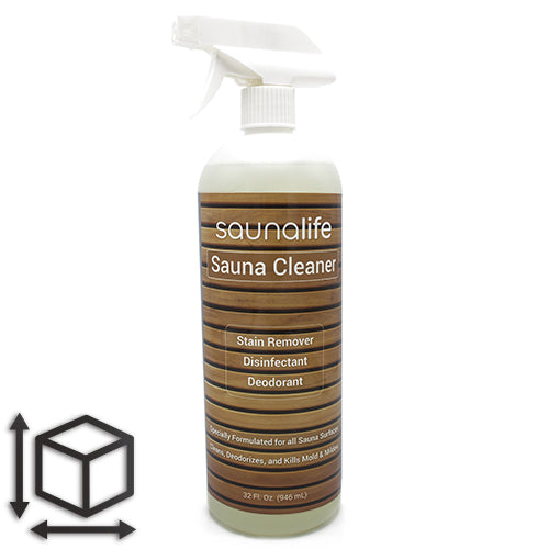 SaunaLife Sauna Cleaner Wood Cleaning, Disinfectant, and Deodorizing Solution