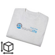 SaunaLife T-Shirt Premium Graphic Tee, 100% Cotton, Gray