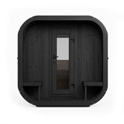 SaunaLife Model CL12GCPB Cube Luxury Series Outdoor Home Sauna Suite Kit, DIY, Paint Included, Up to 8 Persons
