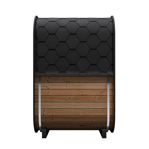 SaunaLife Model CL3G Cube Luxury Series Outdoor Home Sauna Kit, Up to 2 Persons