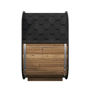 SaunaLife Model CL4G Cube Luxury Series Outdoor Home Sauna Kit, Up to 3 Persons