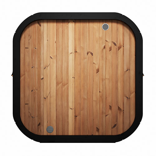 SaunaLife Model CL7G Cube Luxury Series Outdoor Home Sauna Kit, Up to 6 Persons