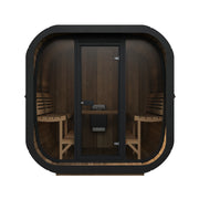 SaunaLife Model CL7G Cube Luxury Series Outdoor Home Sauna Kit, Up to 6 Persons