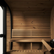 SaunaLife Model CL7G Cube Luxury Series Outdoor Home Sauna Kit, Up to 6 Persons