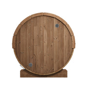 SaunaLife E7 barrel sauna rear wall with vent