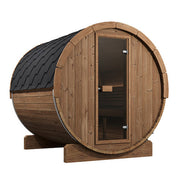 SaunaLife Model E8 Ergo Series Outdoor Sauna Barrel Kit, Up to 6 Persons
