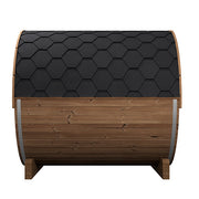 SaunaLife Model E8 Ergo Series Outdoor Sauna Barrel Kit, Up to 6 Persons