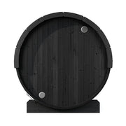 SaunaLife Model E8B Ergo Series Outdoor Sauna Barrel Kit, DIY, Paint Included, Up to 6 Persons