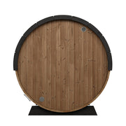 SaunaLife EE8G barrel sauna rear wall in Thermo-Spruce