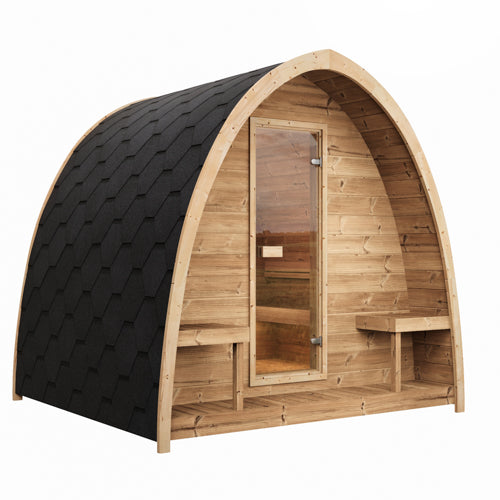 SaunaLife Model G3 Garden Series Outdoor Home Sauna Kit, Up to 6 Persons