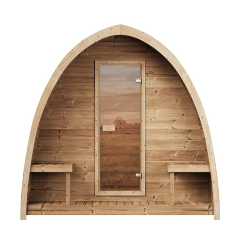 SaunaLife Model G3 Garden Series Outdoor Home Sauna Kit, Up to 6 Persons
