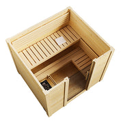 SaunaLife Model G2 Garden Series Outdoor Home Sauna Kit, Up to 4 Persons