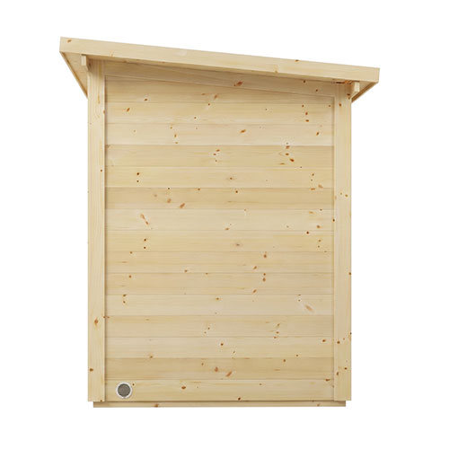 SaunaLife Model G2 Garden Series Outdoor Home Sauna Kit, Up to 4 Persons