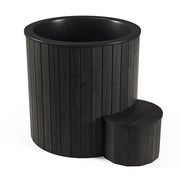 SaunaLife Model S1B Soak Series Home Cold/Hot Immersion Tub, Black, 1-Person