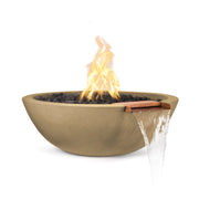Sedona Fire & Water Bowl - GFRC Concrete - 33" - Backyard Supply Direct