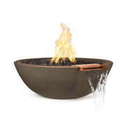 Sedona Fire & Water Bowl - GFRC Concrete - 33" - Backyard Supply Direct
